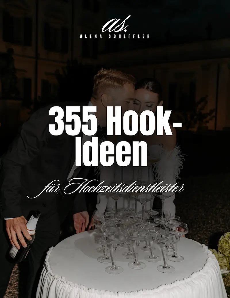 355 Hook-Ideen für Hochzeitsdienstleister