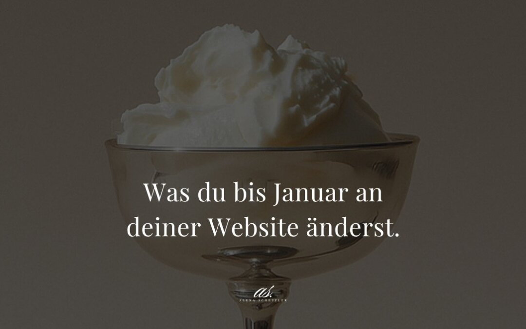 Anfragen im Januar: was du jetzt an deiner Website änderst