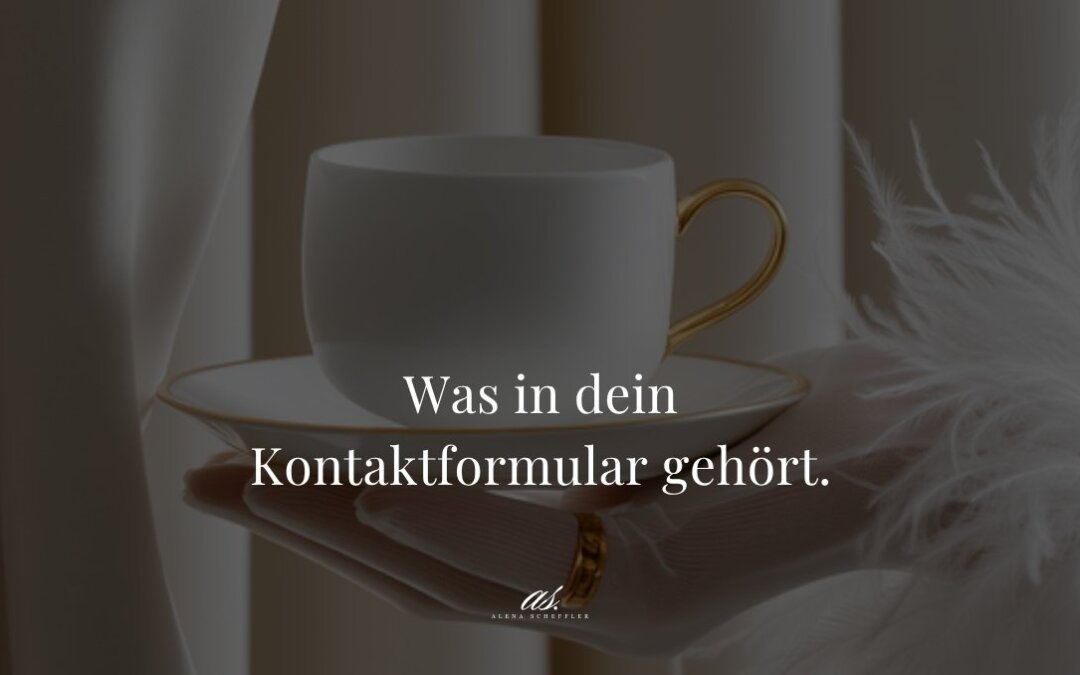 Kontaktformular für Hochzeitsdienstleister: was wirklich hineingehört
